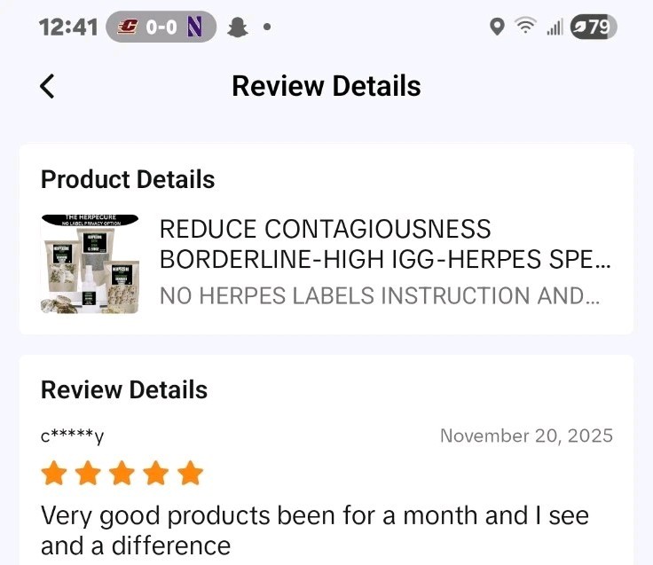 NEW SUPER ADVANCED -GET RESULTS IN 30 DAYS-HERPES RID SYNERGETIC TEA
