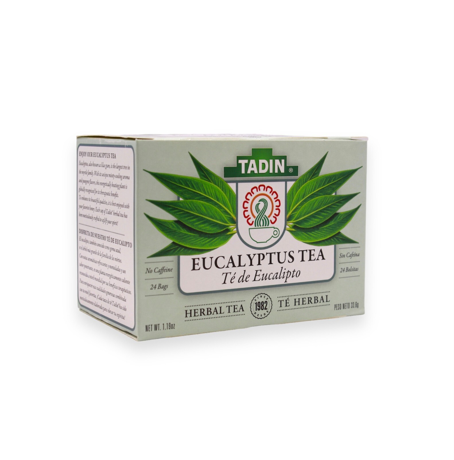 TADIN – EUCALYPTUS / EUCALIPTO- TEA INFUSION HERBS – 25 BAGS