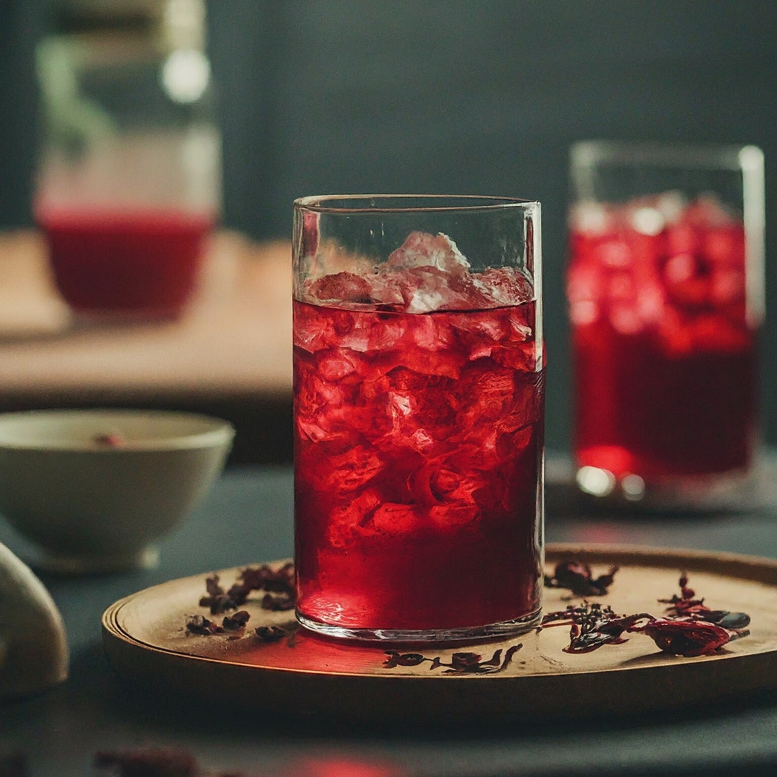 Dried Hibiscus Flower, Flor De Jamaica, Hibiscus Tea, Caffeine Free, 2.6oz