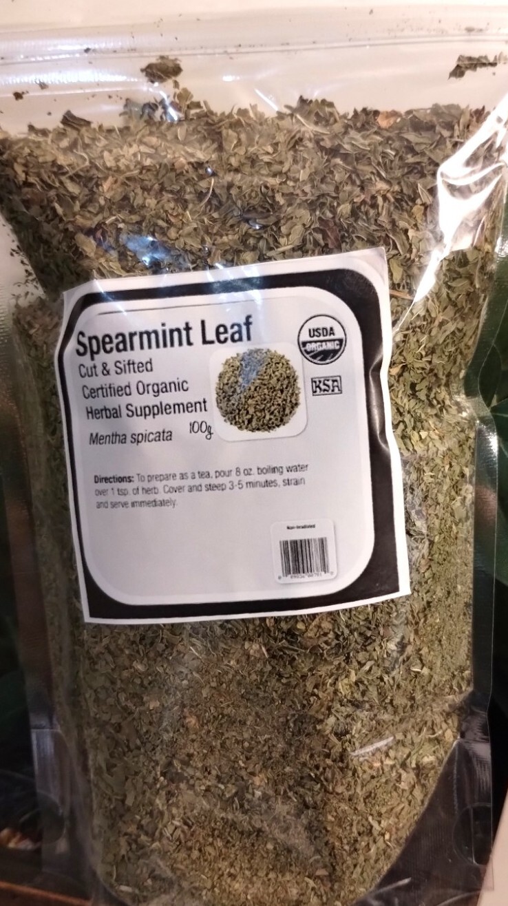 Organic Spearmint Loose Leaves For Pcos , Infertility,Acne, Hormonal Imbalances,