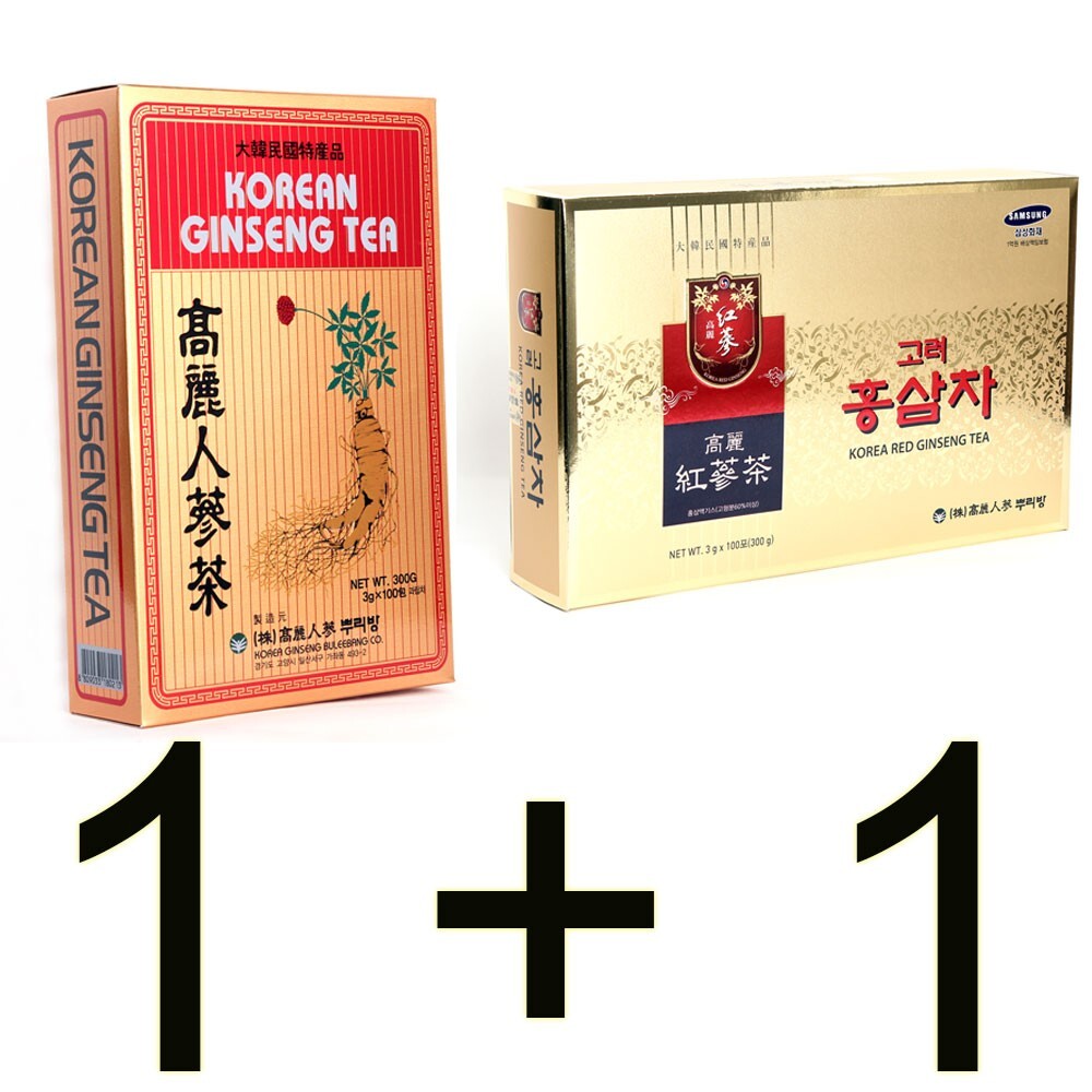 [Express] 1+1 Korean Red Ginseng Tea 3g x 100bags+Korean Ginseng Tea 3g x 100bag