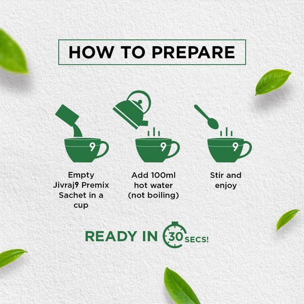 Jivraj 9 Instant Cardamom Tea Premix 1kg Elaichi Chai Latte Powder