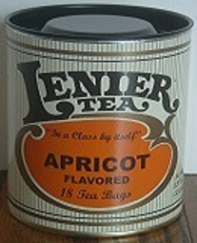 Lenier’s Apricot English Style No String Or Tags Tea Bags 18 Count Tins