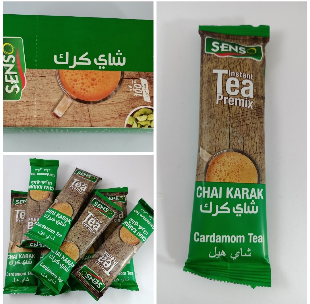 karak tea with cardamom 8 suchet in box شاي كرك بالهيل