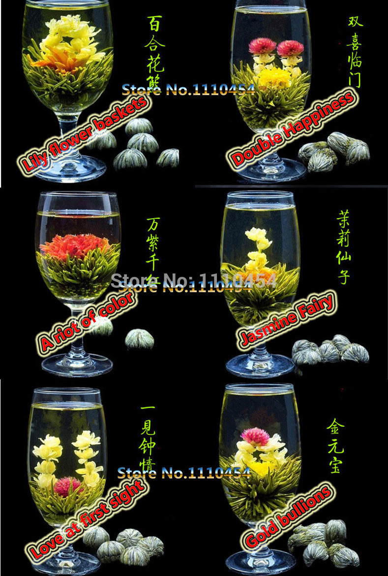 Blooming Flower Tea 16 Handmade Herbal Tea Balls Premium Fragrant Tea Gift