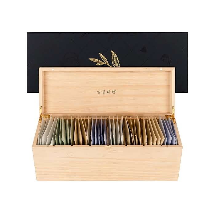 KOREAN Traditional TEA Gift Set 8 Types 40 Tea Bag Luxury Gift BOX SSANGGYE TEA