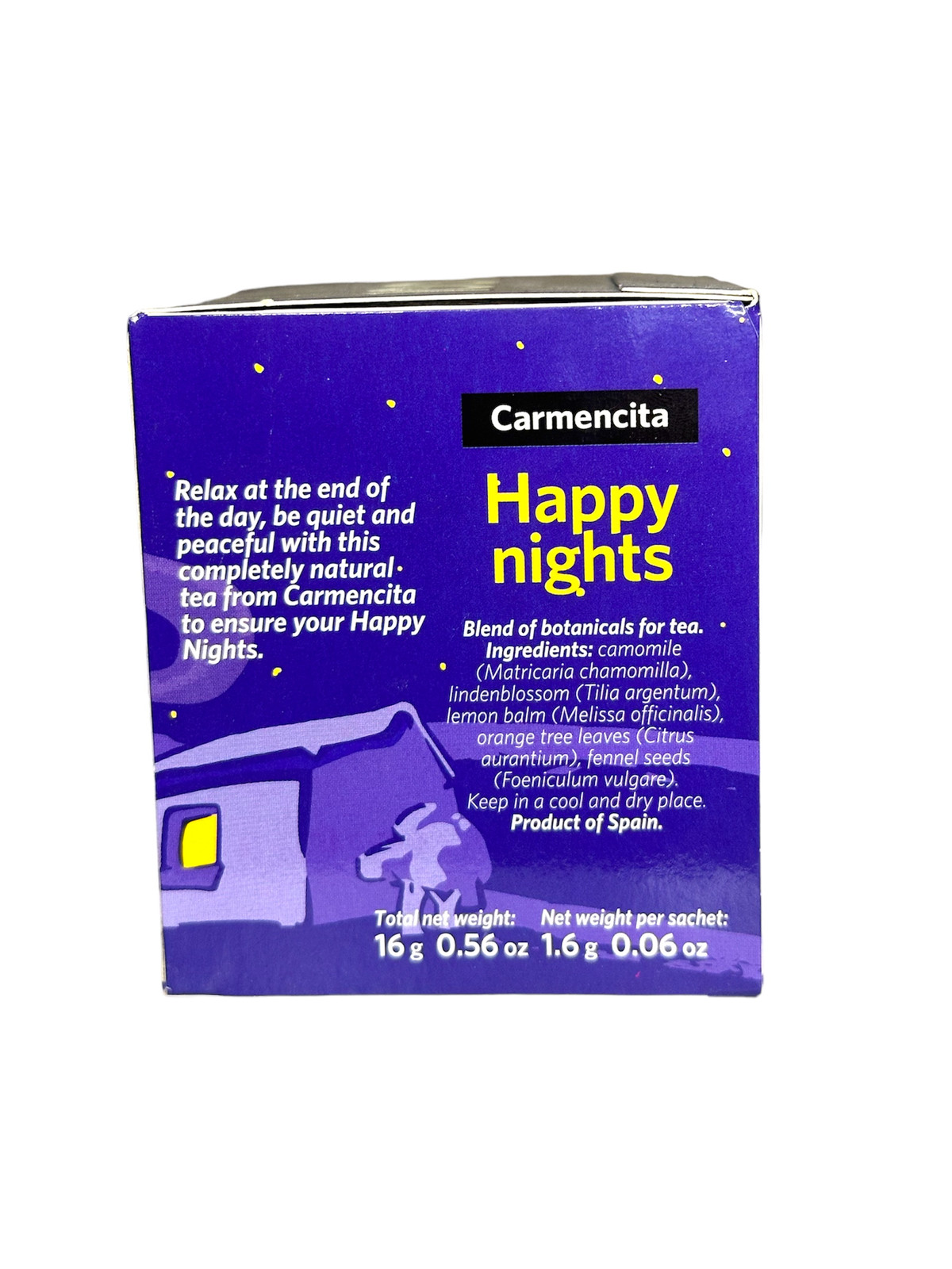 Carmencita Tea Happy Nights Buenas Noches 10 bags