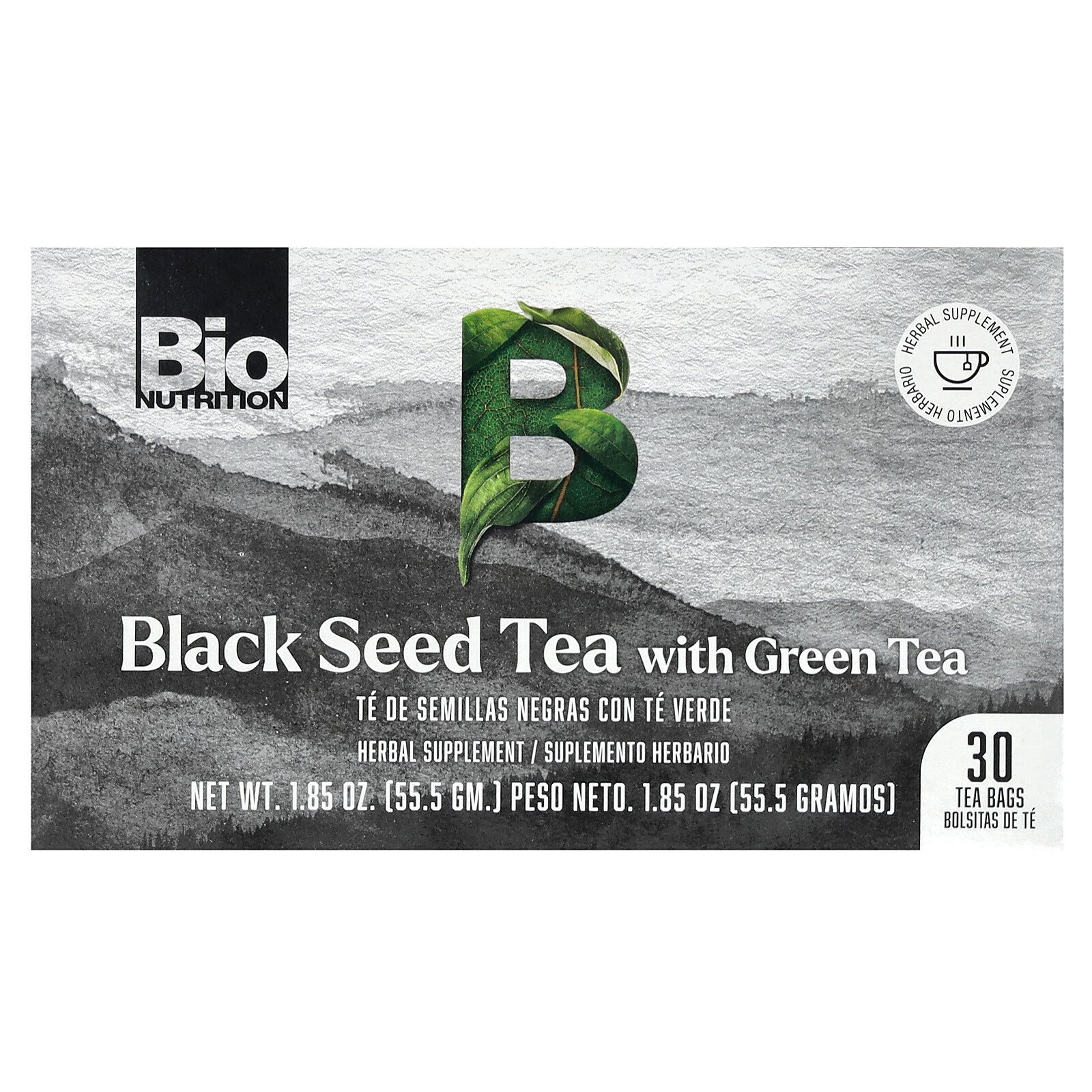 Black Seed Tea with Green Tea, 30 Tea Bags, 1.85 oz (55.5 g)