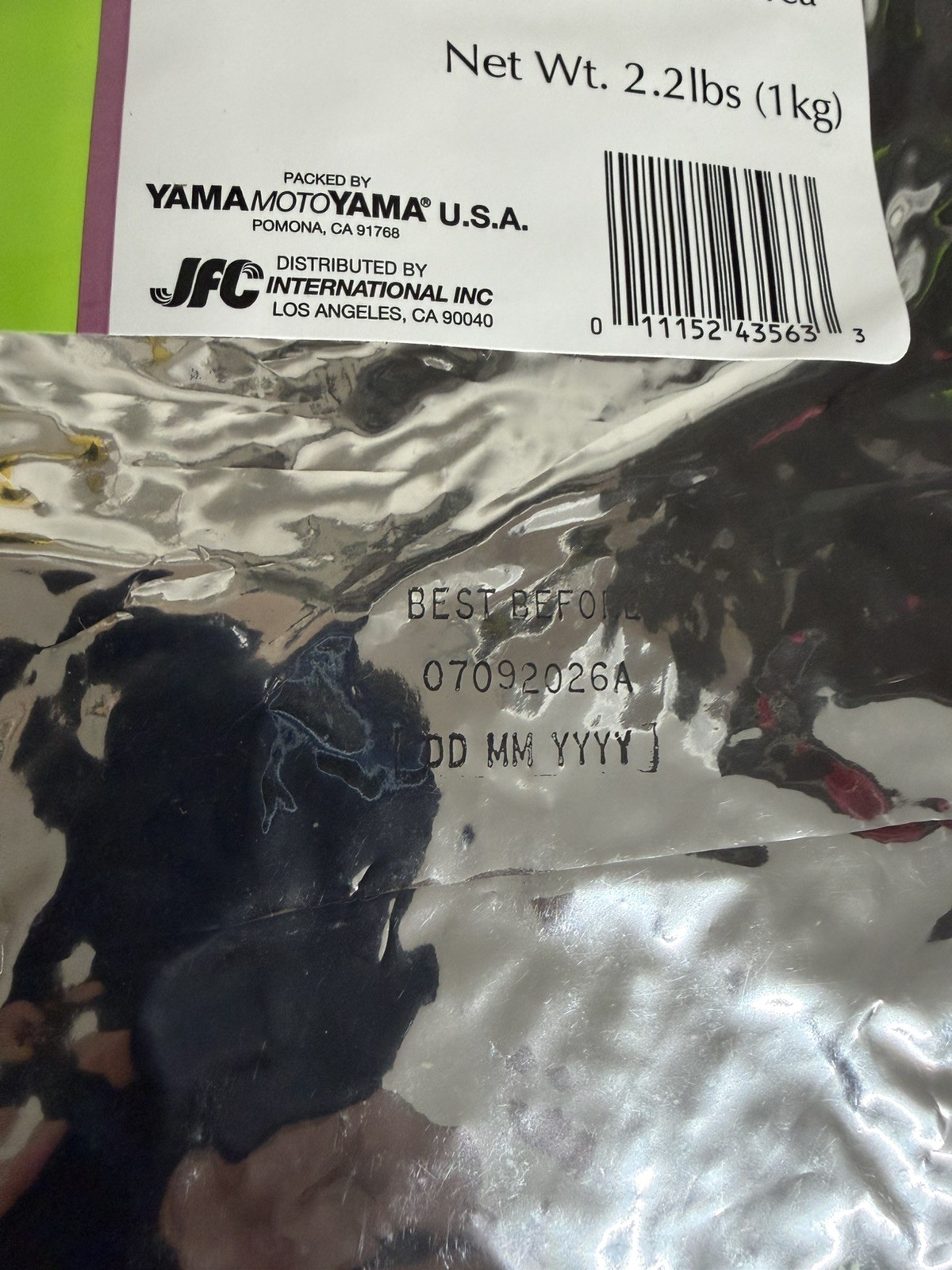 Sencha loose green tea 2.2lbs #43563