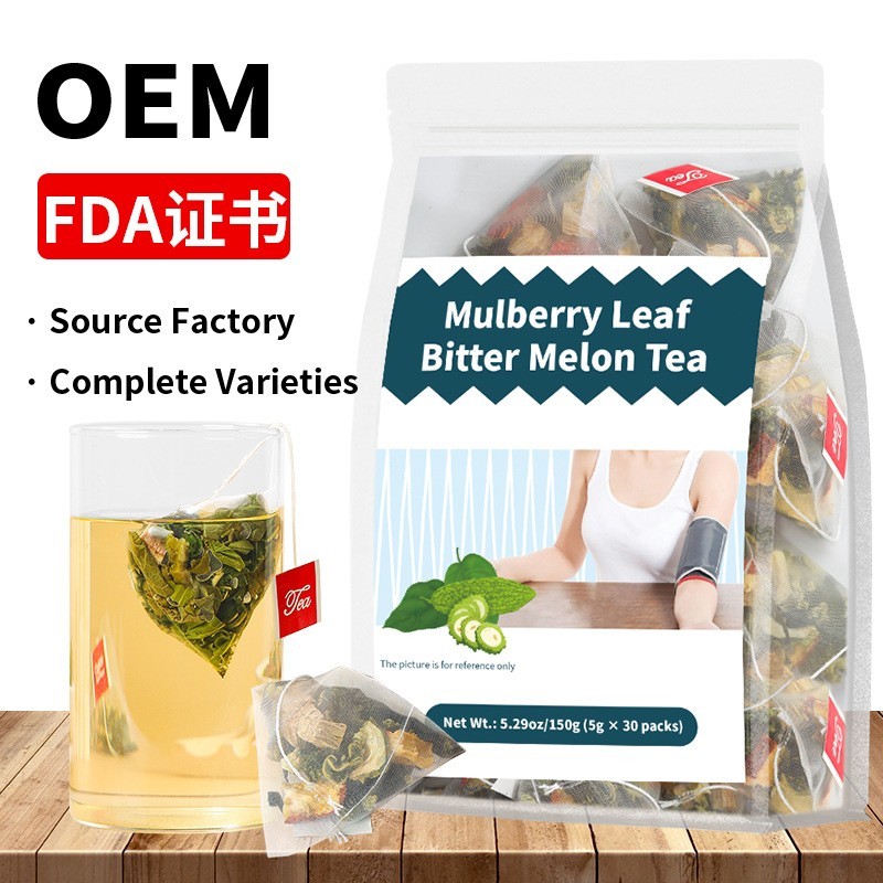 Herbal Tea Chinese Traditional Healthy Drink Ginseng Rose Hawthorn Bitter Melon