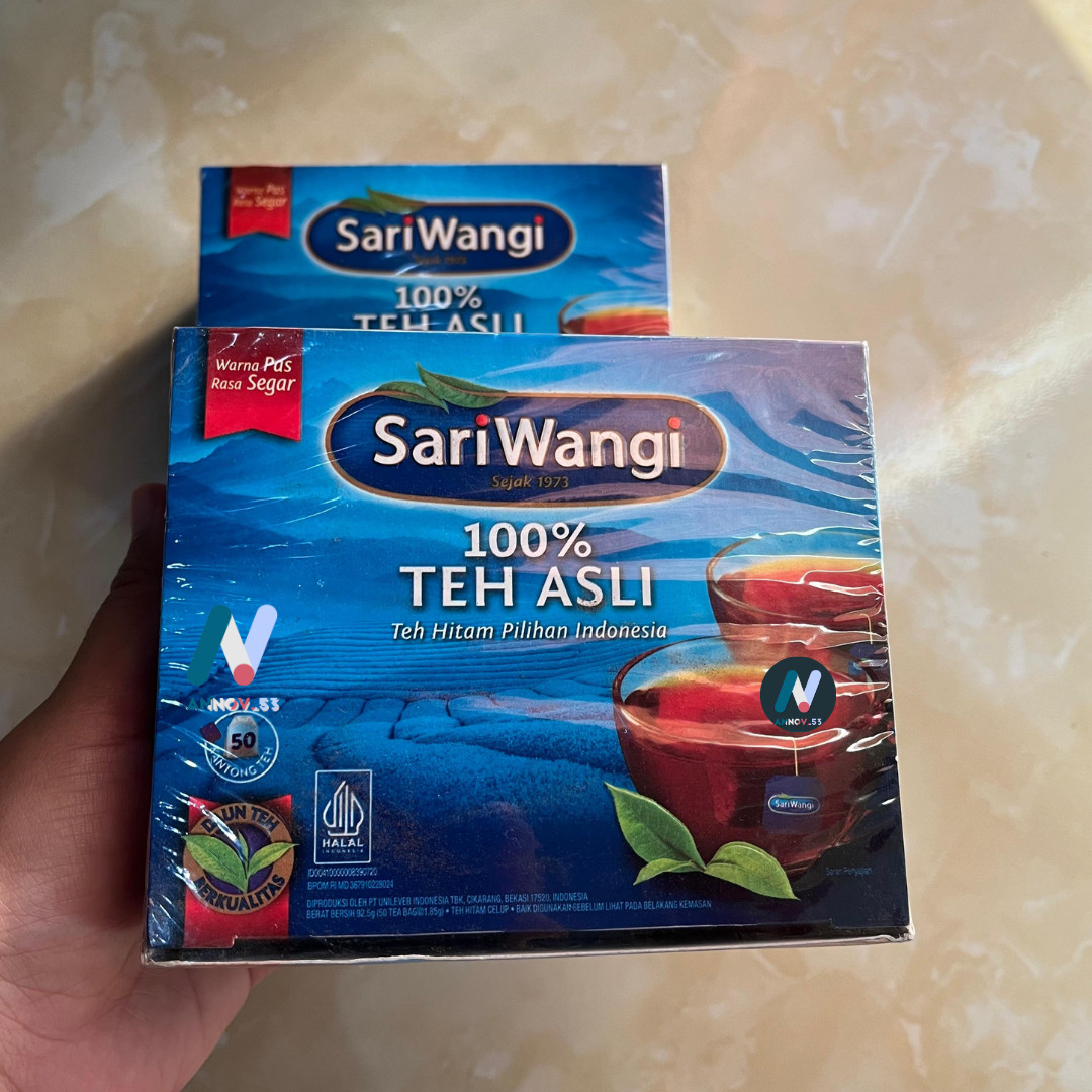 SARIWANGI Premium Black Tea Original Natural Indonesian Fragrance Legendary 2PAX