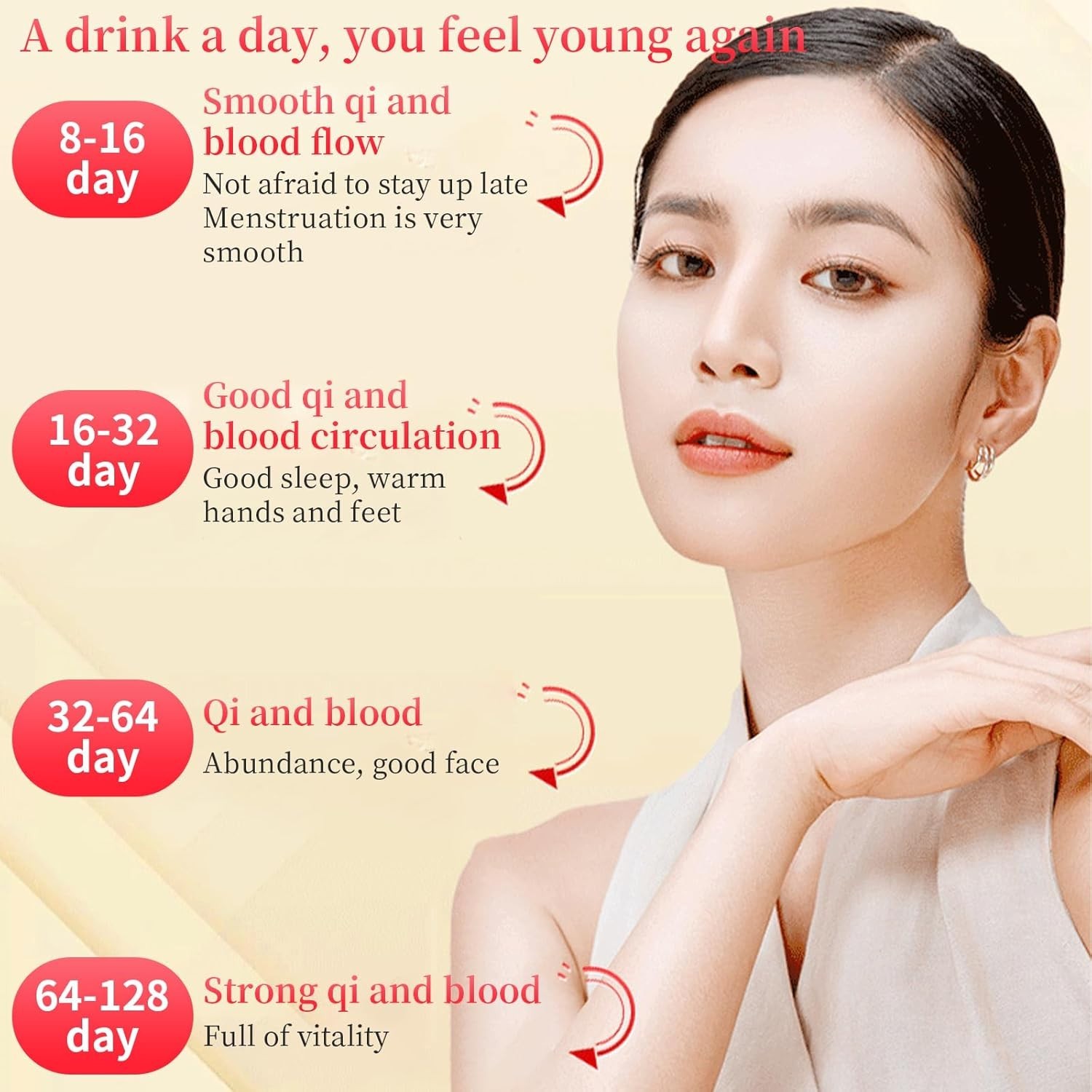 Hee Creek Ginseng Longan Red Date Tea 10.58oz / 20 Count Wolfberry Jujube Ros…