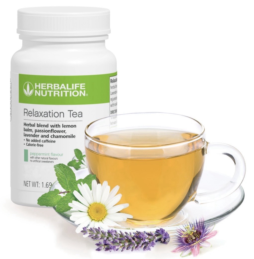 Herbalife Nutrition Relaxation Tea Peppermint Blend Powder Gluten-Free 1.69oz