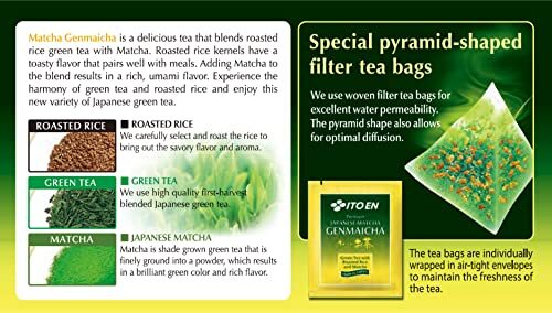 Japanese Matcha Tea Bags Sencha Green Tea Pyramid Bags Hot Cold Brew 80g