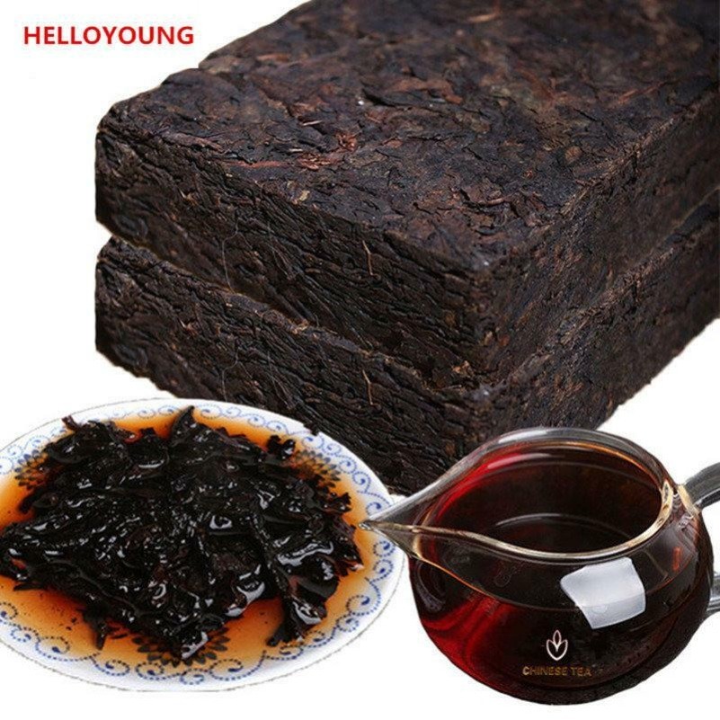 200g Promotion Ripe Pu’er Chinese Puer Tea Brick tea Old Shu Pu-erh Ancient Tree