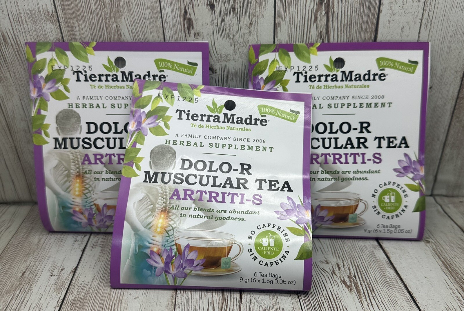 Tierra Madre,Dolor Tea,Muscular Artriti-s,Herbal Supplement (18 tea bags)