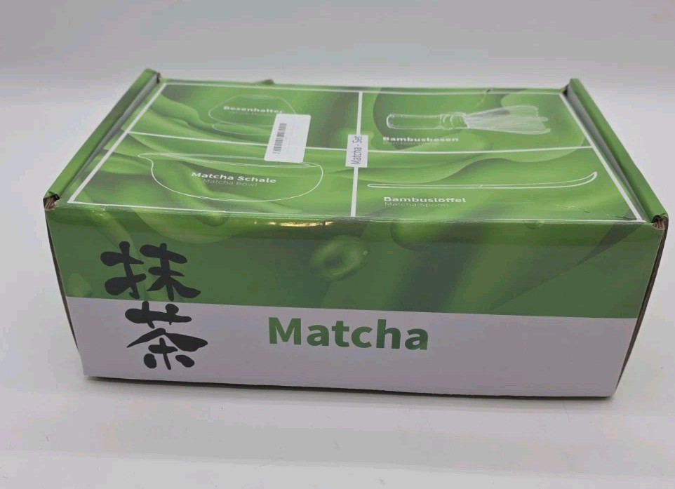 Matcha Set 7 Piece Pink Bowl Wisk Holder Bamboo Whisk Spoon New