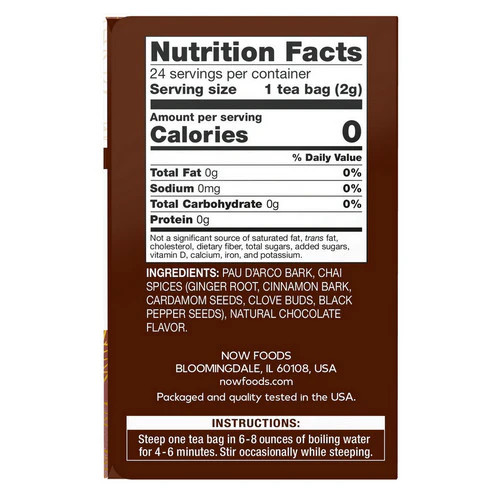 Pau D Arco Tea 24 bags By Now Foods