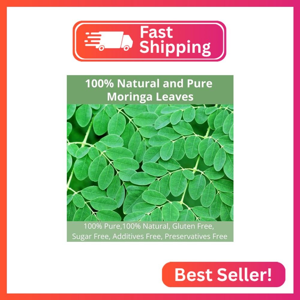 60 Natural Moringa Tea Bags, VitalForest Pure Moringa Leaves Te De Herb, Support