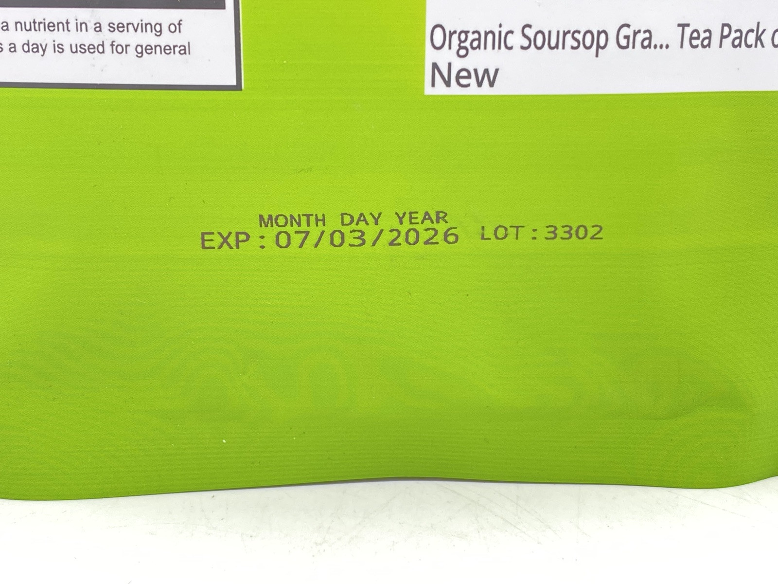 NalLife Organic Soursop Graviola Leaves Tea 30 Bags Caffeine Free