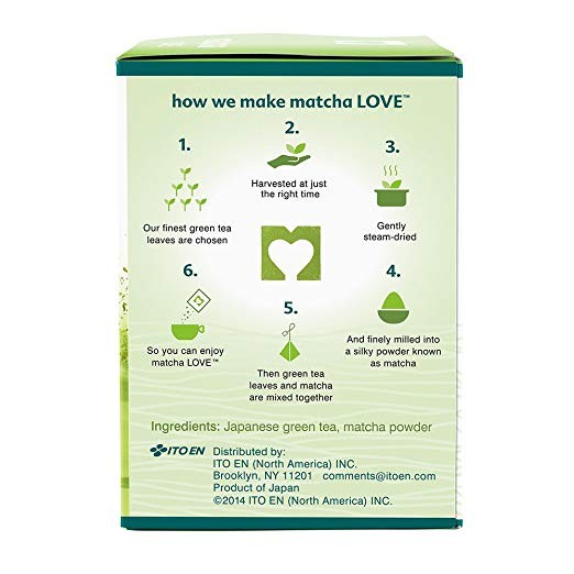 Matcha Love Premium Japanese Green Tea, 0.63 Ounce – 10 Count