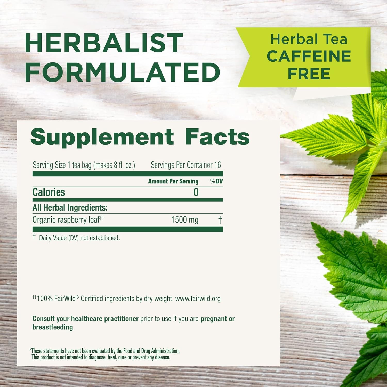 Traditional Medicinals Organic Raspberry Leaf Tea Supports Healthy Pregnancy