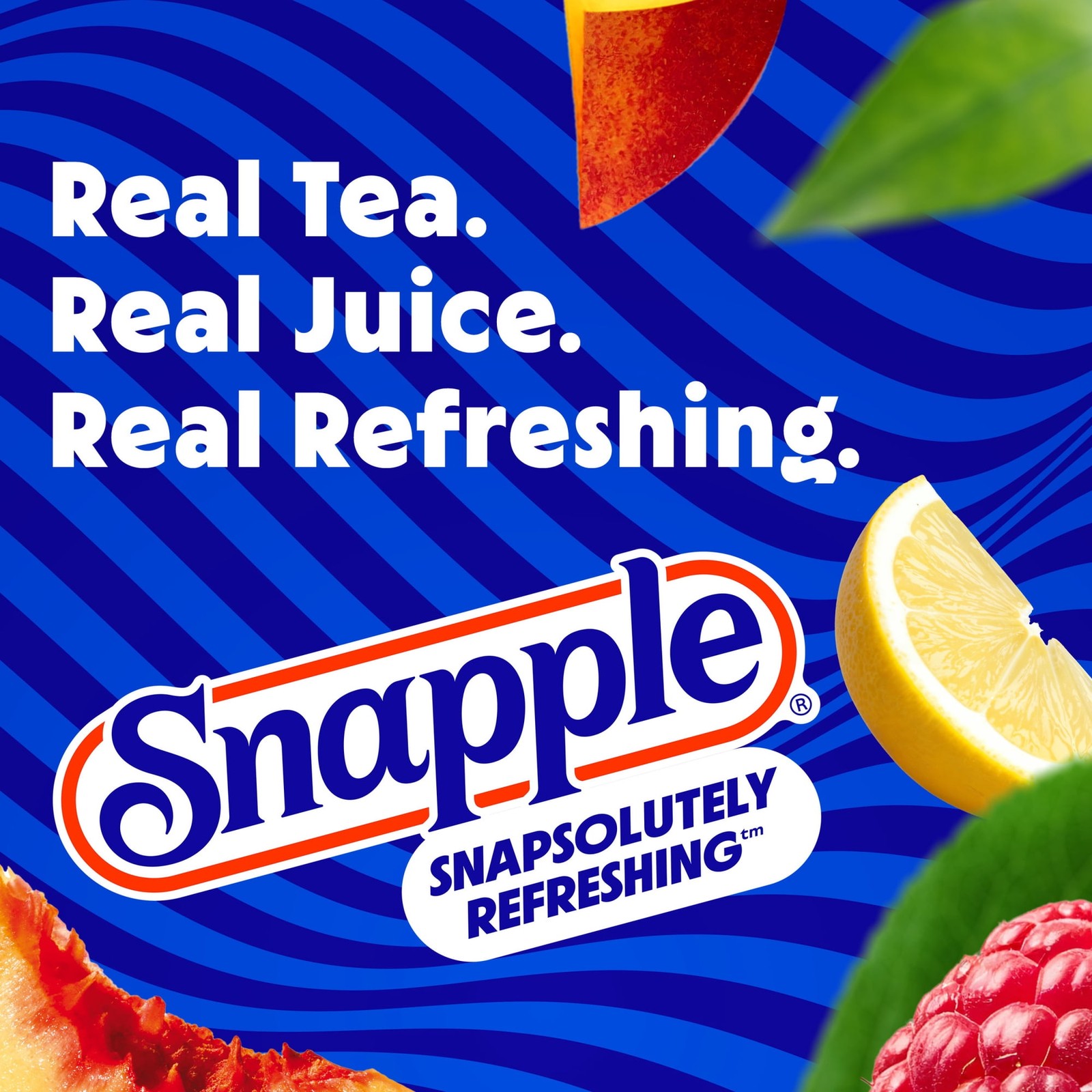Snapple Two Hundred Fif-TEA Party Raspberry Tea & Lemonade, 16 fl oz, 12 Pack