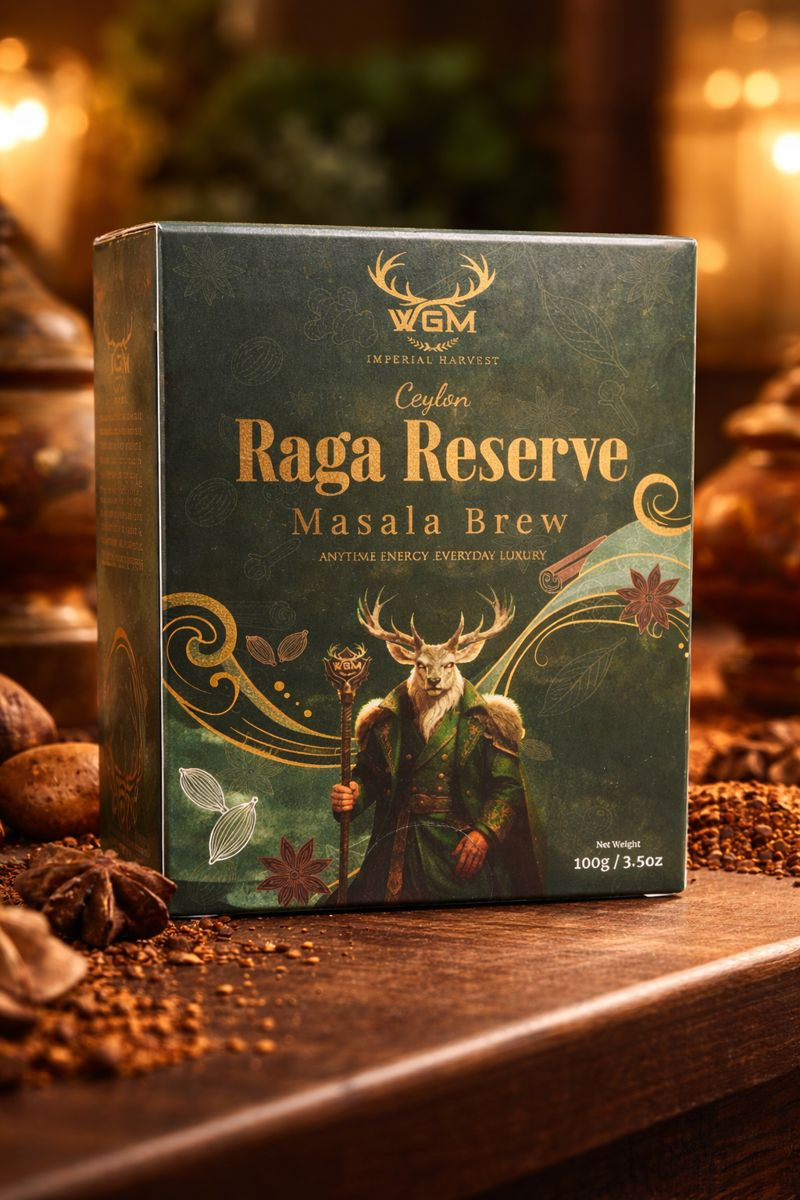 Ceylon Raga Reserve Masala Brew Imperial Harvest Premium Masala Tea 100g 3.5oz
