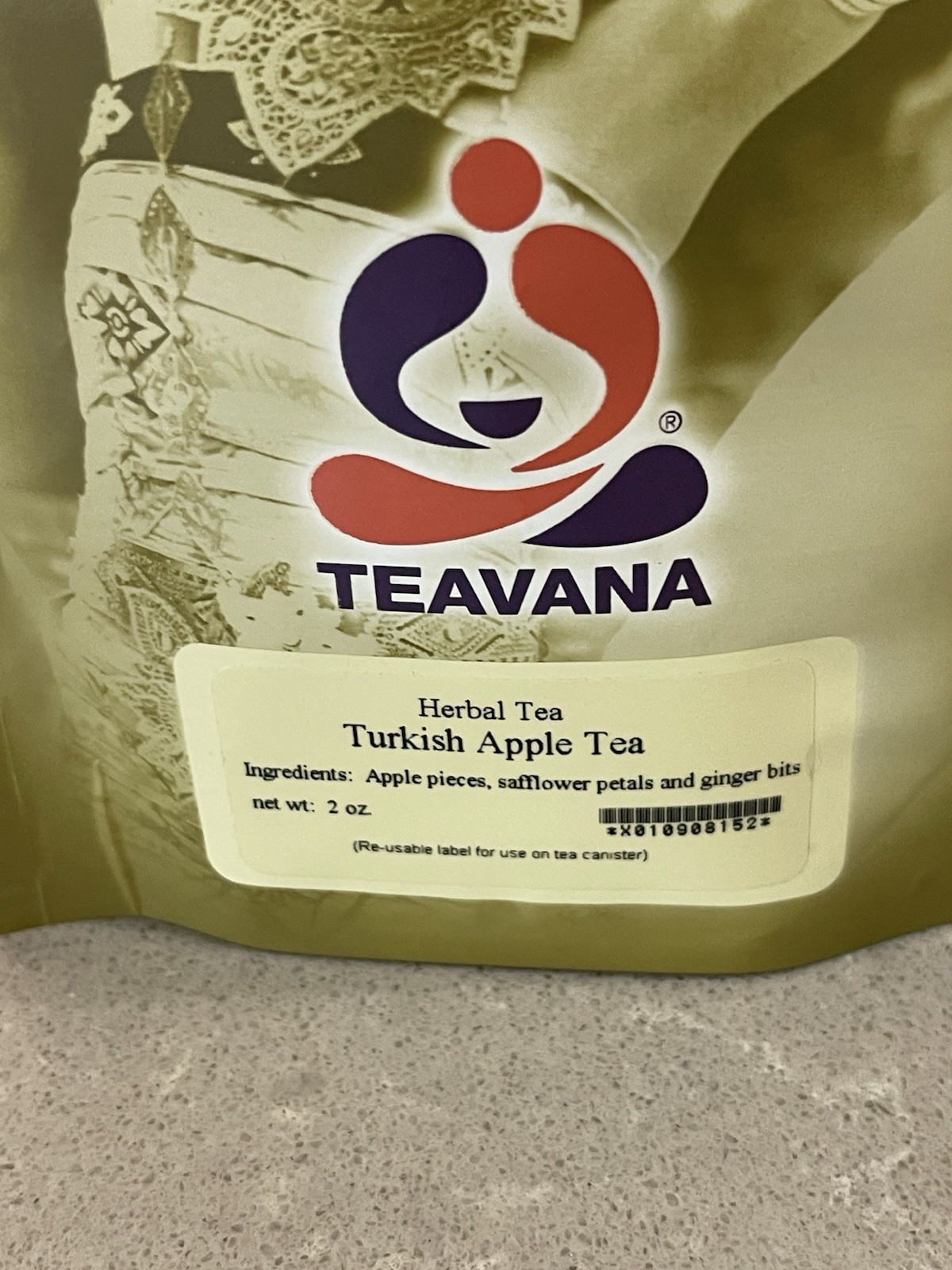 Teavana Herbal Tea Turkish Apple Tea 2 Oz Brand New Sealed