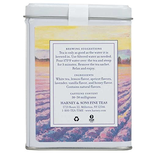 Provence Tea 20 Count Sachets Floral and Fruity Blend Inspired by France