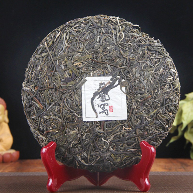 357g High-quality 2021 Yi Wu Phoenix Nest Ancient Tree Pu’er Tea Raw Tea Cake