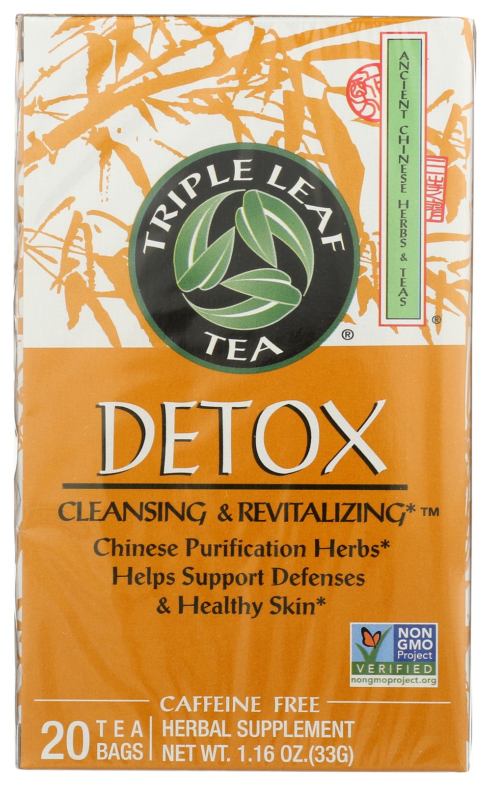 Detox Herbal Tea Bags By Triple Leaf 20 Count 3 Pack