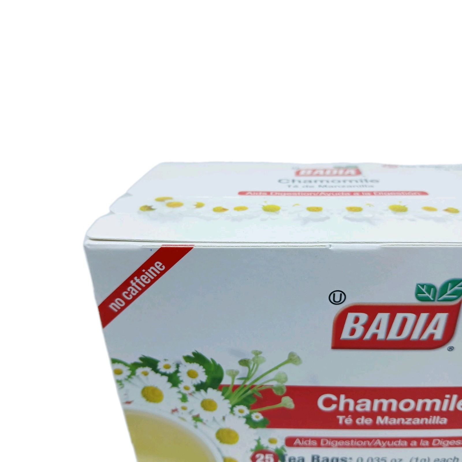 25 Bags~ Badia Chamomile Tea / Te de Manzanilla ( NO CAFFEINE ( Free & Fast Ship
