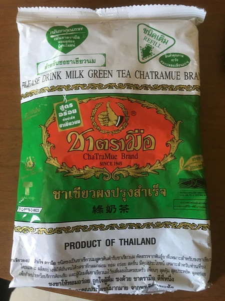 Cha Tra Mue Brand milk green tea (Original) Bag 400 g Thailand Tea free shipping