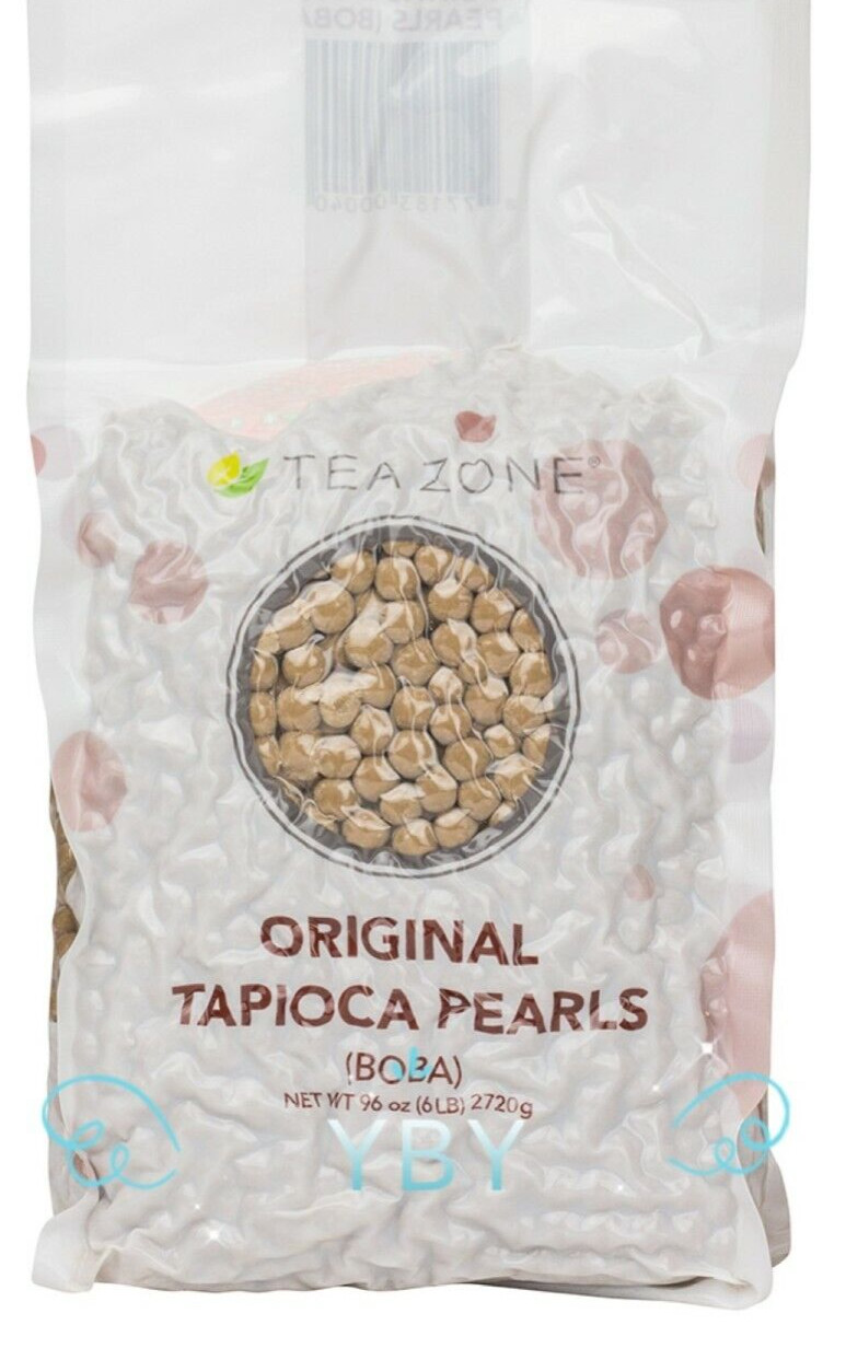 Tea Zone Tapioca Pearl Original Black Boba A1000 Taiwan 6 lb