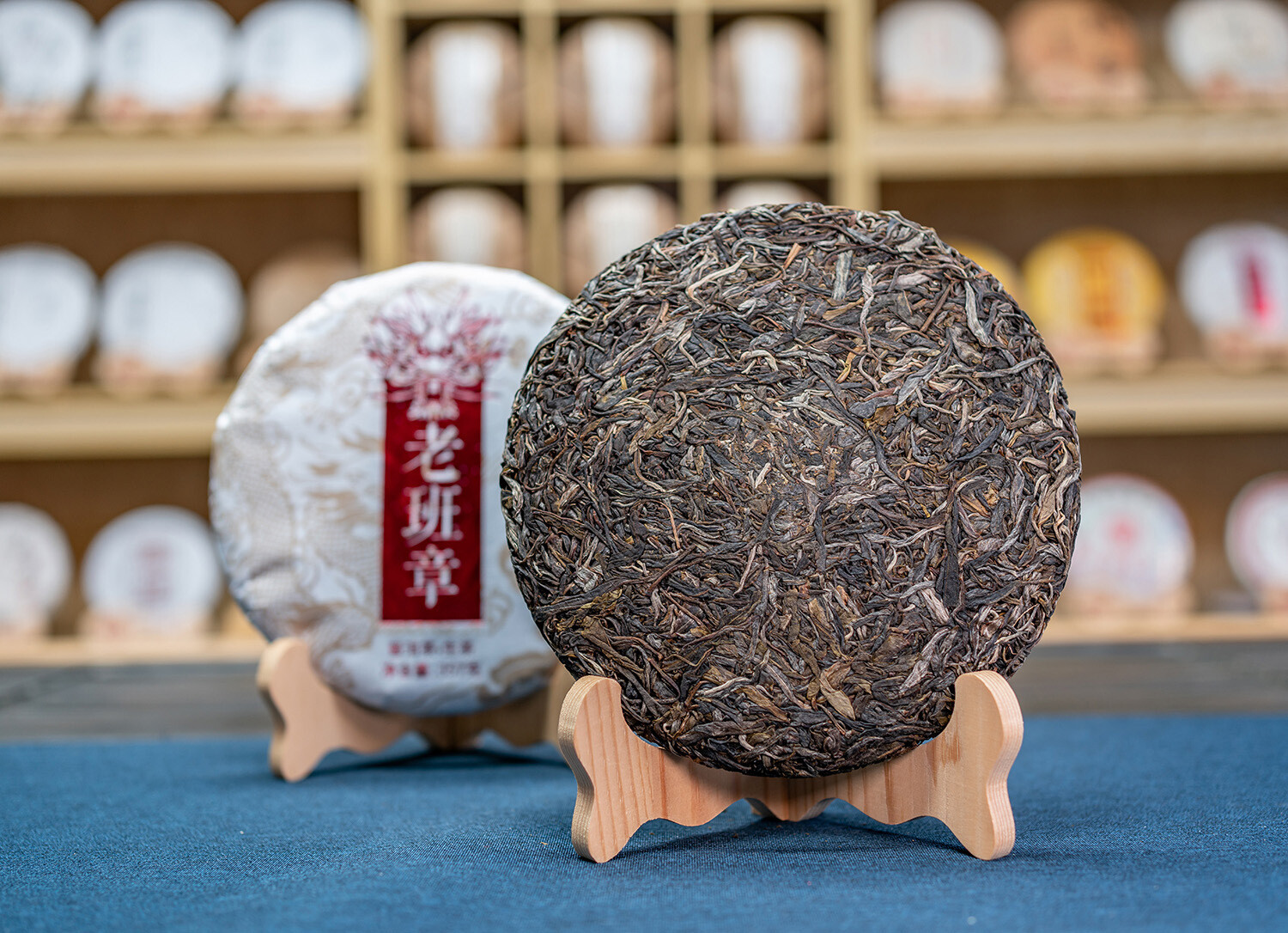 Pu’er Raw Tea Yunnan LaoBanZhang Ancient Tree 357g Cake Natural Healthy