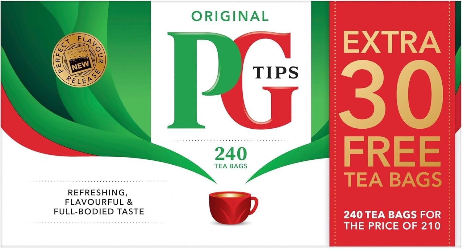 Pg Tips Tea Bags 240 Count Pack of 2