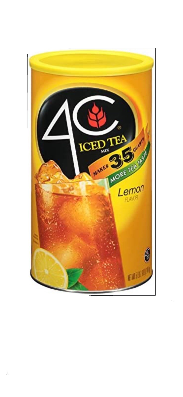 4C Lemon Iced Tea Mix, 5.49 Lb