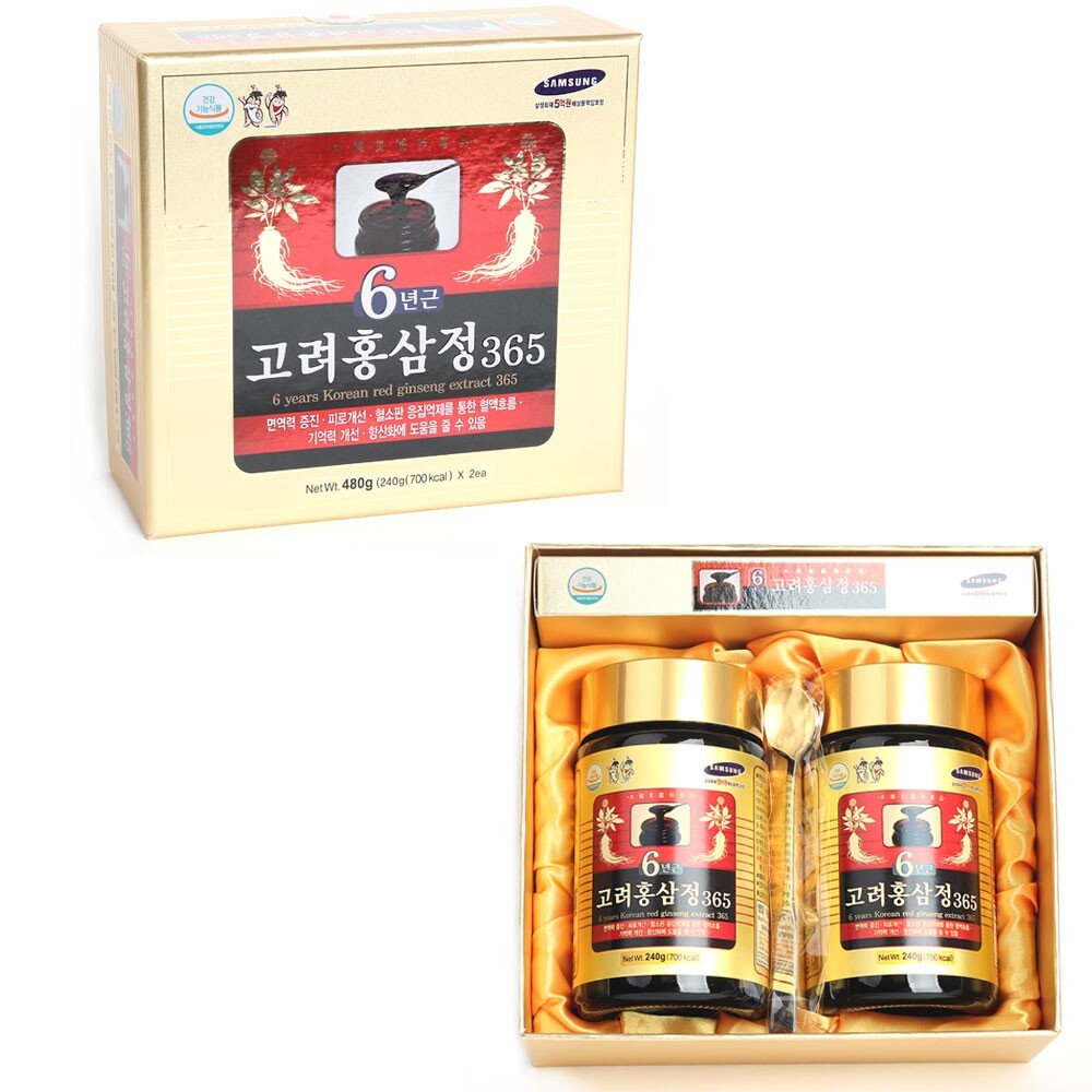 [Express] Korean 6 Years Red Ginseng Extract 365, 240gx2ea