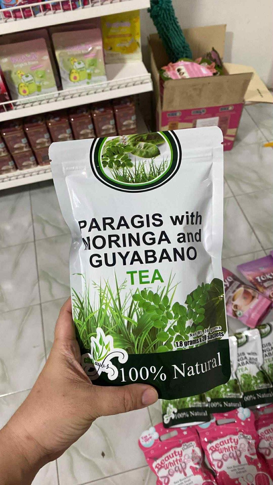Chef Aybs Paragis Tea with Moringa and Guyabano Chef Ayb’s (20 Tea bags) 2 Pack