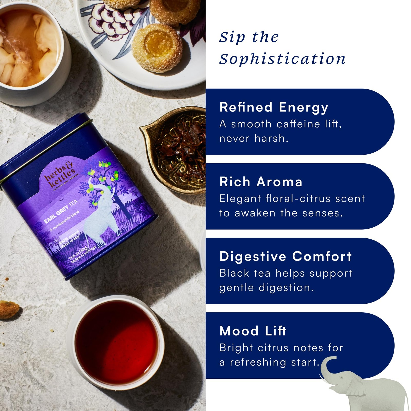 Earl Grey Tea | Assam Black Tea Infused with Italian Bergamot Oil | Premium L…