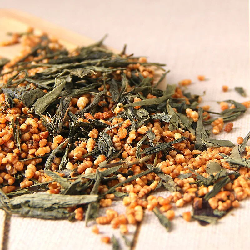 Organic Genmaicha Green Tea Premium Japanese Brown Rice Natural