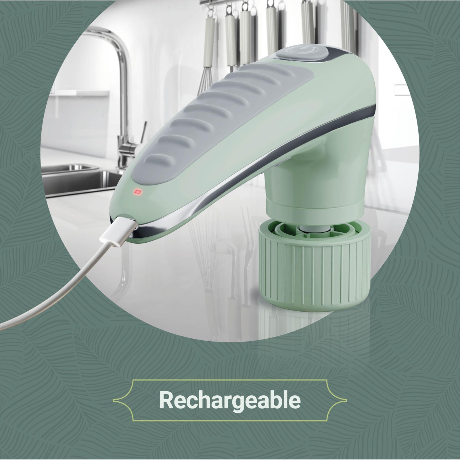 Matcha Mate Electric Powered Bamboo Whisk – Traditional Whisking with Electro…