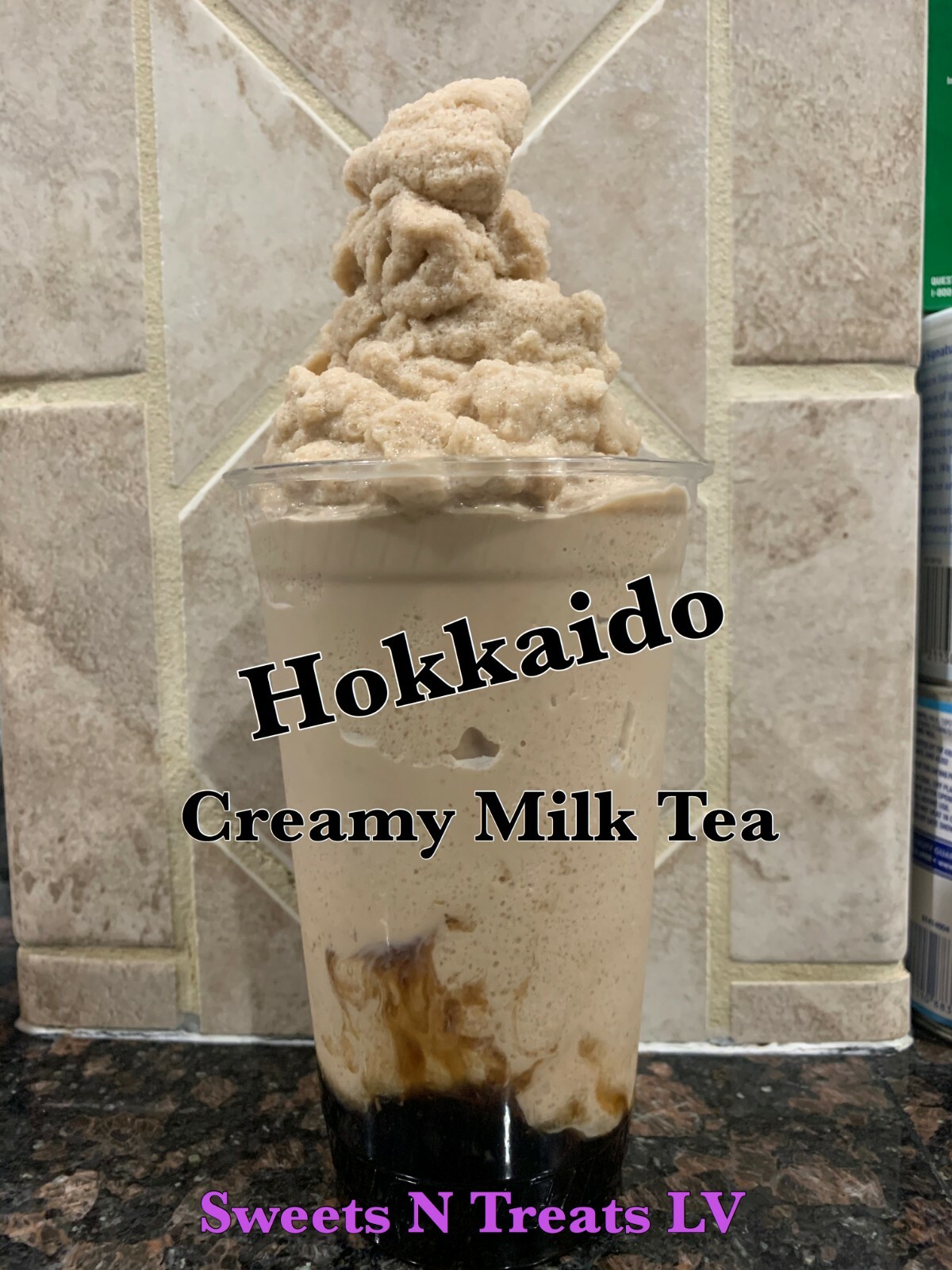 Premium HOKKAIDO Creamy MILK TEA Boba Bubble Tea Tapioca Smoothie Latte DIY Kit