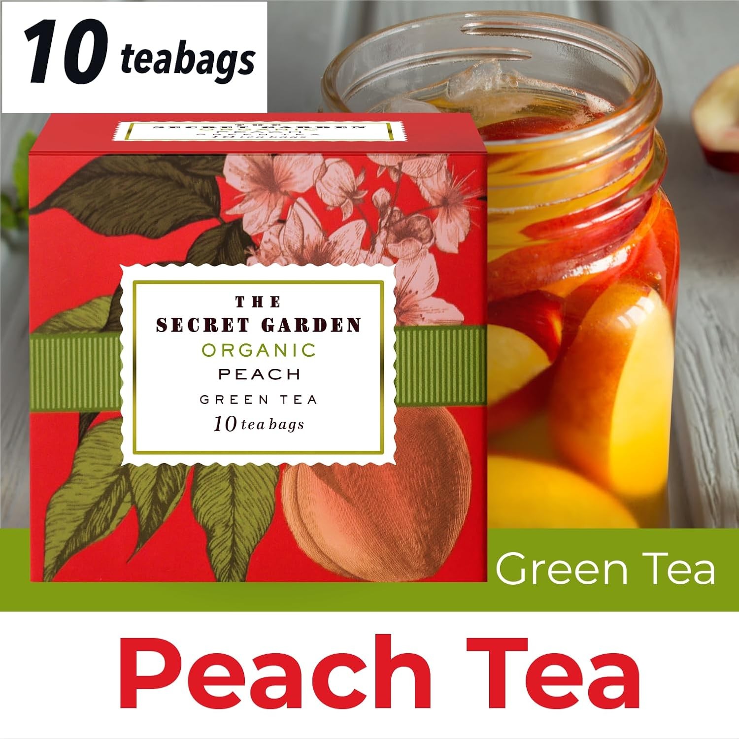 Premium Organic Holiday Tea Bag Sampler Gift Box – 90 Bags 9 Exotic Flavors…
