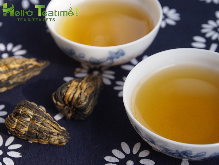 HT-Dian Hong Black Tea Ball Compressed Gongfu Yunnan Dianhong Premium Bao Ta Tea