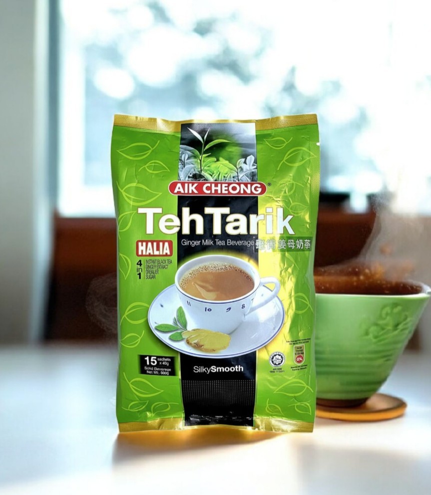 Aik Cheong | Teh Tarik Halia | 4-in-1 Ginger Milk Tea | Malaysia 15ct (600g)