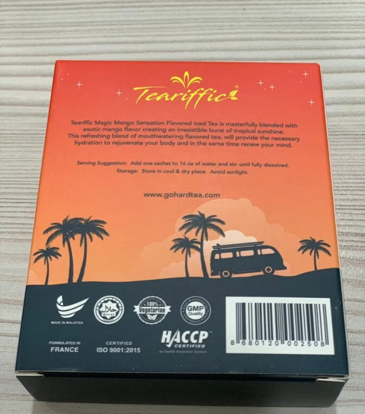 1 X Teariffic Magic Mango Sensation Sexual Men Herb Energy Coffee (12 Sachets)