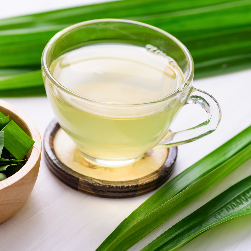 Tea Lemongrass Pandan Herbal Organic Natural Premium Thai Drink Set 75 Tea Bags