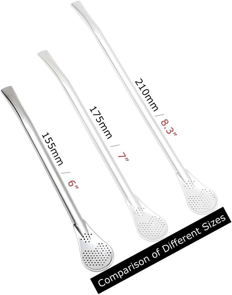 Stylish 6-Inch Stainless Steel Drinking Straws – Perfect for Coffee & Tea Lovers